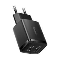 Зарядно устройство Baseus, 2x USB, 10,5 W CCXJ010201 - черно - 2