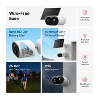 Комплект охранителна камера със соларно захранване Mercusys MC410 KIT - 1