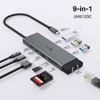 USB хъб TP-Link Type-C 9 в 1 UH9120C - 3 USB хъб TP-Link Type-C 9 в 1 UH9120C - 3