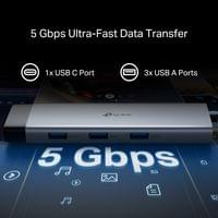USB хъб TP-Link Type-C 9 в 1 UH9120C - 9 USB хъб TP-Link Type-C 9 в 1 UH9120C - 9