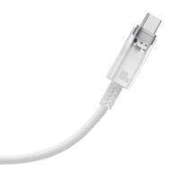 Кабел Baseus Explorer USB към USB-C 100W 1м CATS010402 - бял - 1