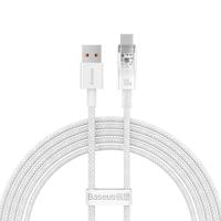 Кабел Baseus Explorer USB към USB-C 100W 1м CATS010402 - бял - 5