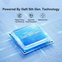 Зарядно устройство 220V Baseus 40W, 2xUSB-C, GaN 5 CCGP180102 - бяло - 3 Зарядно устройство 220V Baseus 40W, 2xUSB-C, GaN 5 CCGP180102 - бяло - 3