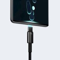 Кабел Baseus Tungsten Gold 100W USB-A към USB-C 2м CAWJ000101 - черен - 8