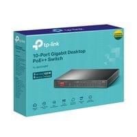 10-портов гигабитен настолен комутатор TP-Link TL-SG1210PP с 6-порта... - 9