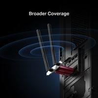 Безжичен Wi-Fi 7 Bluetooth 5.4 PCIe Адаптер Mercusys... - 5