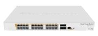 24 портов гигабит Ethernet комутатор MikroTik CRS328-24P-4S+RM - 6