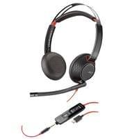 Слушалки HP Poly Blackwire C5220 Stereo Type-C с микрофон 8X231AA - 2