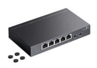 5-портов гигабитов настолен PoE+ комутатор с 1-портов PoE++ вход и... - 10