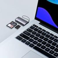 Четец на карти Baseus Lite Series адаптер SD / TF USB WKQX060013 сив - 1