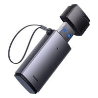 Четец на карти Baseus Lite Series адаптер SD / TF USB WKQX060013 сив - 2