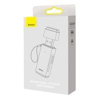 Четец на карти Baseus Lite Series адаптер SD / TF USB WKQX060013 сив - 3