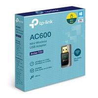 Безжичен двулентов USB адаптер TP-Link AC600 Archer T2U - 1