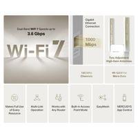 Удължител на обхват Wi-Fi 7 Mercusys ME25BE BE3600 - 1
