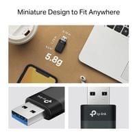 Безжичен USB адаптер Mini Wi-Fi6 TP-Link Archer TX23U AX1800 - 4