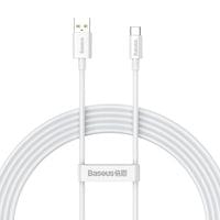 Кабел Baseus Superior USB към USB-C 100W 2м P10320102214-03 - бял - 1