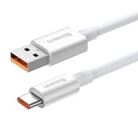 Кабел Baseus Superior USB към USB-C 100W 2м P10320102214-03 - бял - 2