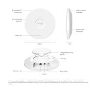 Точка за достъп TP-Link Omada EAP787 трибандова Wi-Fi 7 BE12000 - 9