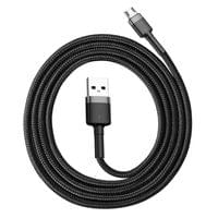 Кабел Baseus Cafule USB-A към Micro USB QC3.0 2.4A 1м CAMKLF-BG1 -... - 2