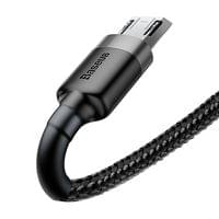 Кабел Baseus Cafule USB-A към Micro USB QC3.0 2.4A 1м CAMKLF-BG1 -... - 3