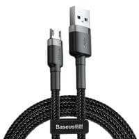Кабел Baseus Cafule USB-A към Micro USB QC3.0 2.4A 1м CAMKLF-BG1 -... - 8