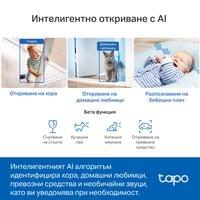 Wi-Fi Pan/Tilt камера за наблюдение с AI, TP-Link Tapo C230 - 5