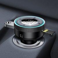 Зарядно за кола Baseus CCLH-01 Enjoy LED Wireless 2x USB-A 3,5mm жак MP3... - 3 Зарядно за кола Baseus CCLH-01 Enjoy LED Wireless 2x USB-A 3,5mm жак MP3... - 3