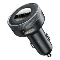Зарядно за кола Baseus CCLH-01 Enjoy LED Wireless 2x USB-A 3,5mm жак MP3... - 6 Зарядно за кола Baseus CCLH-01 Enjoy LED Wireless 2x USB-A 3,5mm жак MP3... - 6