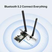 Безжичен Wi-Fi 6 PCIe Адаптер Mercusys MA80XE AX3000 - 3