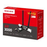 Безжичен Wi-Fi 6 PCIe Адаптер Mercusys MA80XE AX3000 - 4