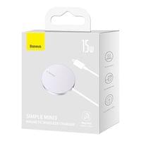 Безжично магнитно зарядно устройство Baseus Simple Mini3 15W CCJJ040012... - 3 Безжично магнитно зарядно устройство Baseus Simple Mini3 15W CCJJ040012... - 3