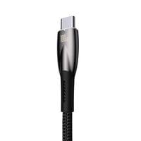 Кабел Baseus Glimmer Series USB-A - USB-C 100W 480Mbps 2м CADH000501 -... - 2