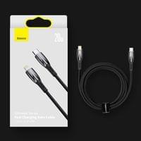 Кабел Baseus Glimmer Series USB-A - USB-C 100W 480Mbps 2м CADH000501 -... - 9