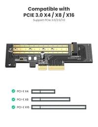Адаптер за разширителна карта Ugreen PCIe 3.0 x4 към SSD M.2 M-Key / M.2... - 1