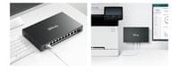 10-портов Gigabit Easy Managed комутатор TP-Link Omada ES210GP с... - 7
