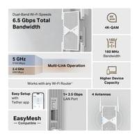 Удължител на обхват TP-Link RE405BE BE6500 Wi-Fi 7 2-лентов - 3