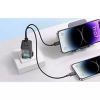 Зарядно устройство Baseus GaN5 Pro 2xUSB-C 40W CCGP180101 - черно - 4