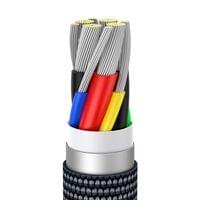 Кабел Baseus Crystal Shine Type-C към Type-C 100W 1.2 м CAJY000601 - черен - 5