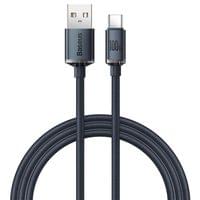 Кабел Baseus CAJY000401 Crystal Shine USB Type A към USB Type C 100W... - 7