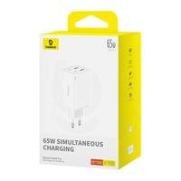 Зарядно устройство Baseus GAN6 Pro, 2xUSB-C + 2xUSB, 65W P10162701213-00... - 6
