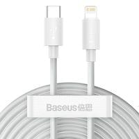 Кабел Baseus TZCATLZJ-02 USB-C към Lightning за бързо зареждане 2 броя,... - 8