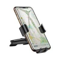 Стойка за телефон Baseus SUYL-J01 Metal Age Gravity Mount за CD слот черен - 2
