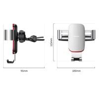 Стойка за телефон Baseus SUYL-J01 Metal Age Gravity Mount за CD слот черен - 5