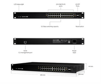 Комутатор Ubiquiti EdgeSwitch 24-портов 250W - 3