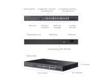 24-портов Gigabit Stackable Lite L3 управляем PoE++ комутатор с 4× 10G... - 5
