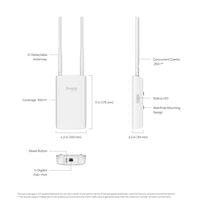 Точка за достъп TP-Link Omada EAP603-Outdoor за вътрешна/външна употреба... - 5