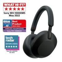 Слушалки с шумопотискане Sony WH-1000XM5 WH1000XM5SAB.CE7 - черни - 6