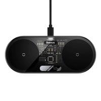Безжично зарядно устройство Baseus WXSX010101 2in1 20W за Qi съвместими... - 7