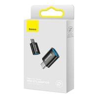 Адаптер Baseus Ingenuity ZJJQ000001 от USB-C мъжко към USB женско, черен - 4
