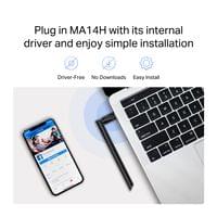 Безжичен USB адаптер с високо усилване Wi-Fi 6 Mercusys... - 5